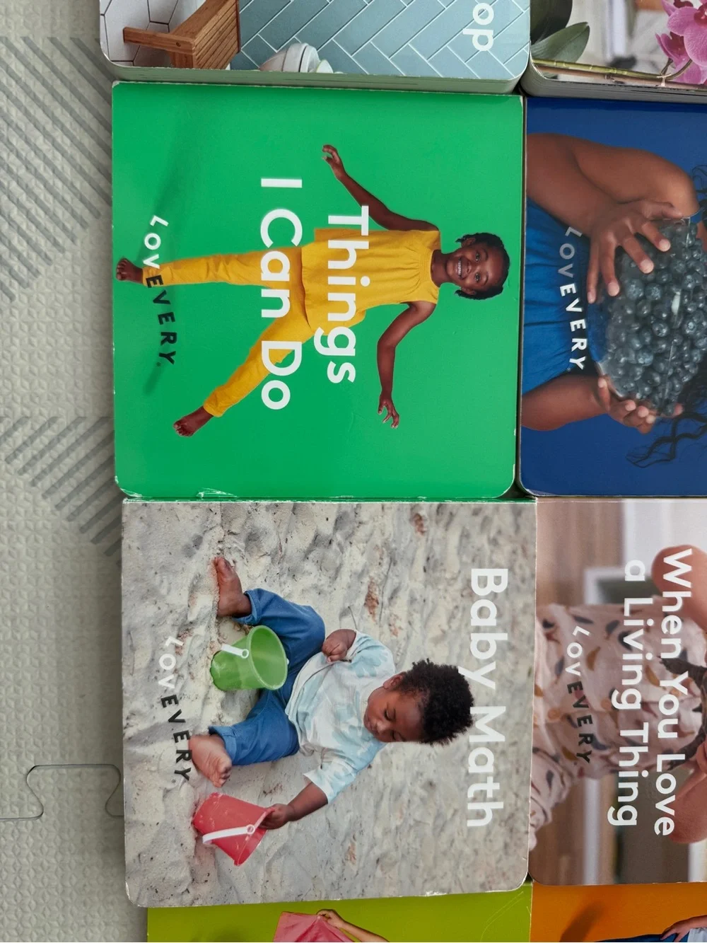 Lovevery Colorful Board Book Set - Assorted infant toddler bundle